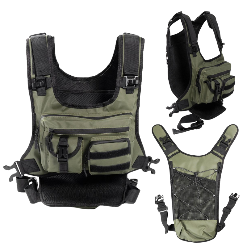 Hunting Fishing Outdoor - Multi Pocket Outdoor Tactical Vest Breathable