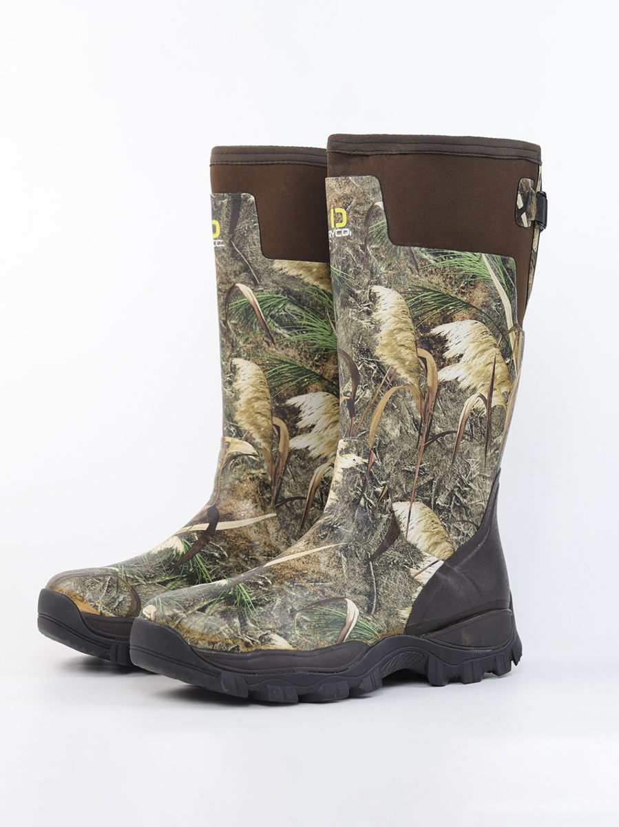 Hunting Fishing Outdoor - Men's High-Cut Camouflage Rain Boots Outdoor