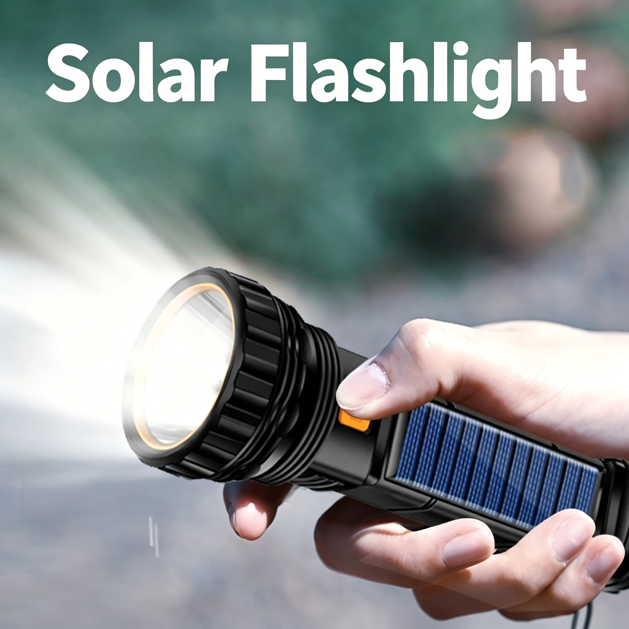 Outdoor Hunting Range - 1PC Multi-function Solar LED Flashlight Outdoor