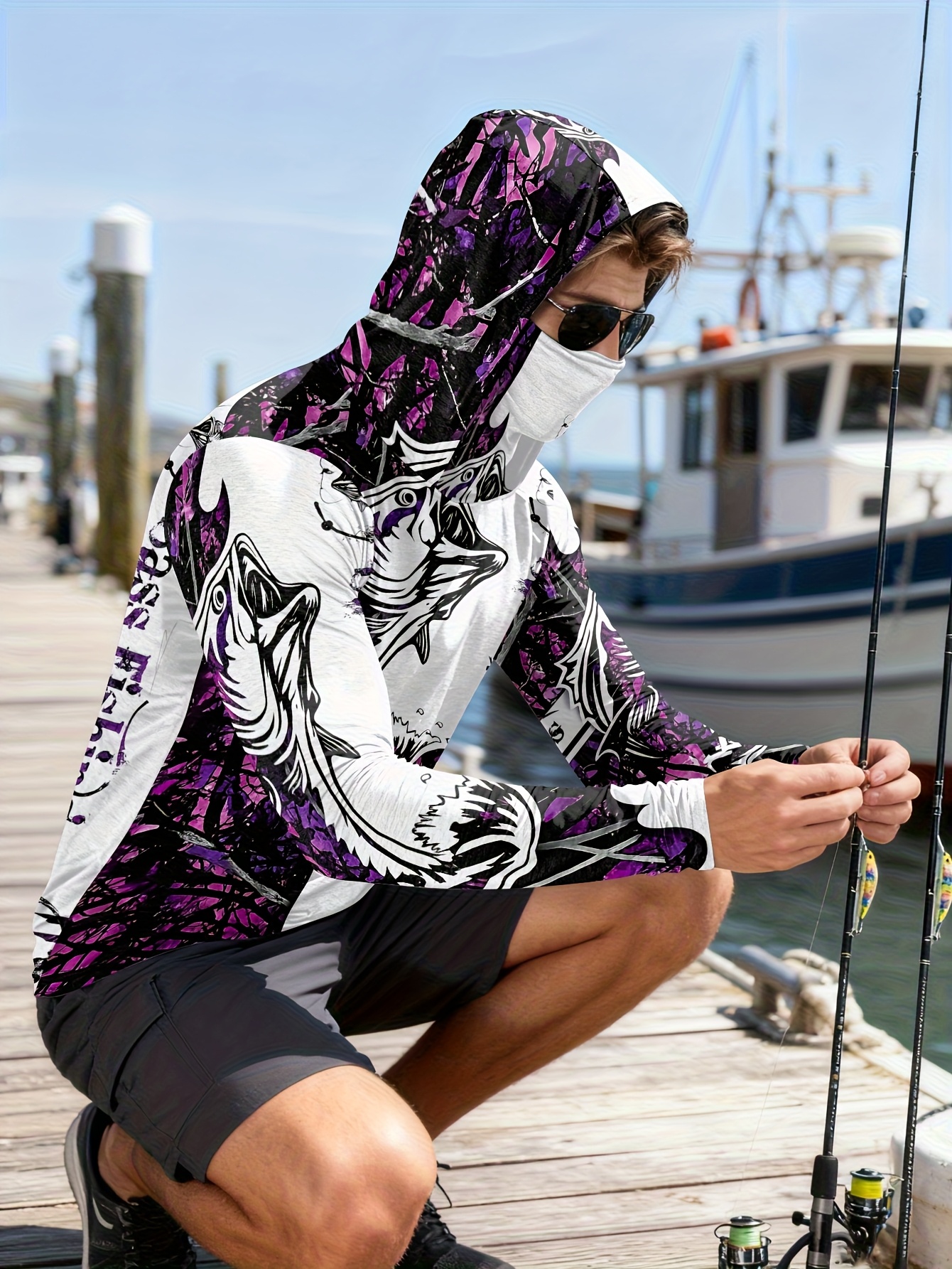 Fishing hooded sweatshirt for  – обзор и цена Hunting Fishing Outdoor