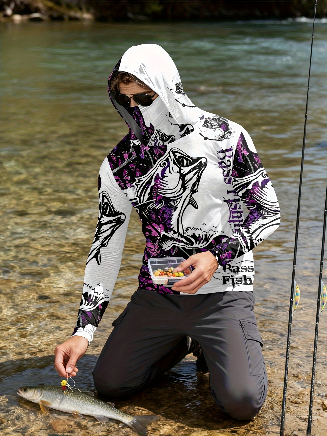 Fishing hooded sweatshirt for  – обзор и цена Hunting Fishing Outdoor