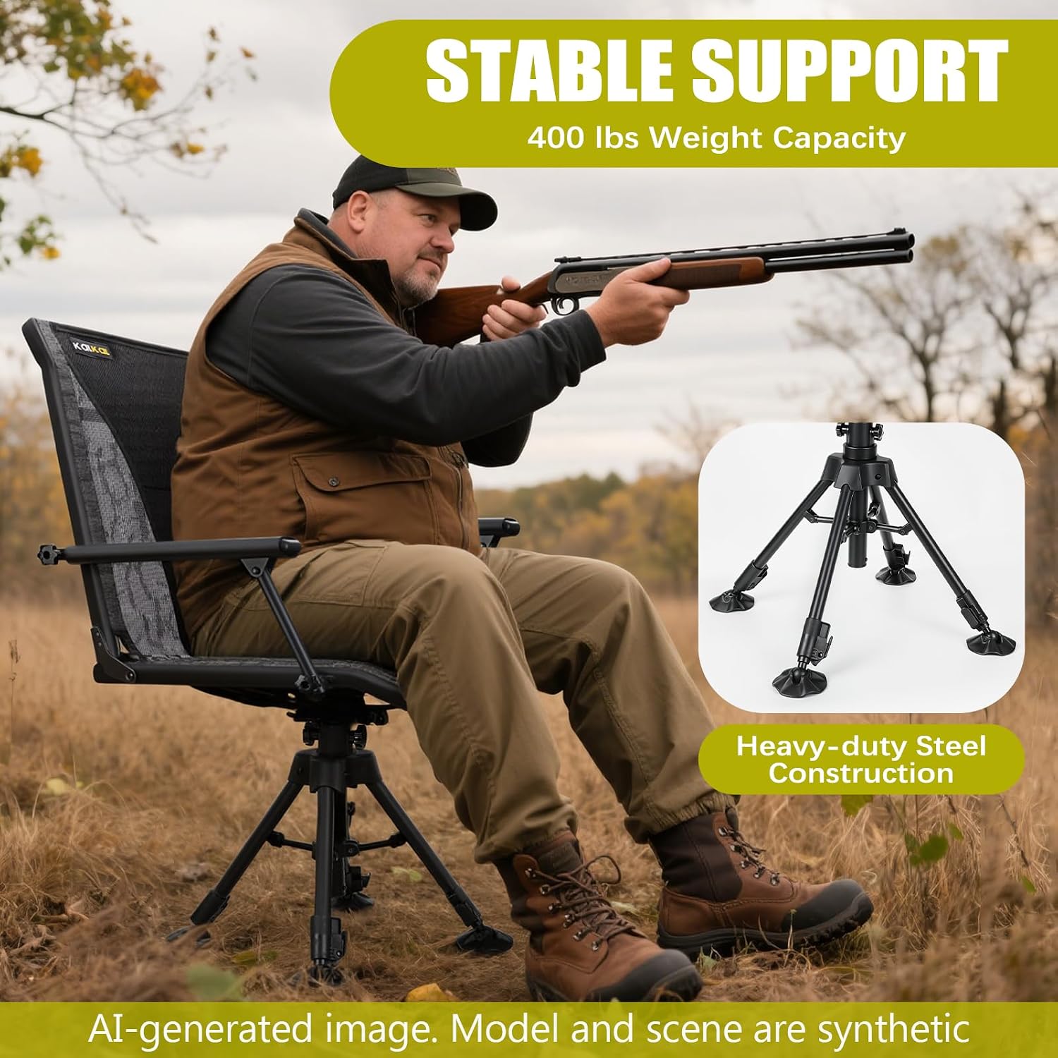 Swivel Hunting Chair Silent 36 – обзор и цена Hunting And Fishing Outdoor Chairs