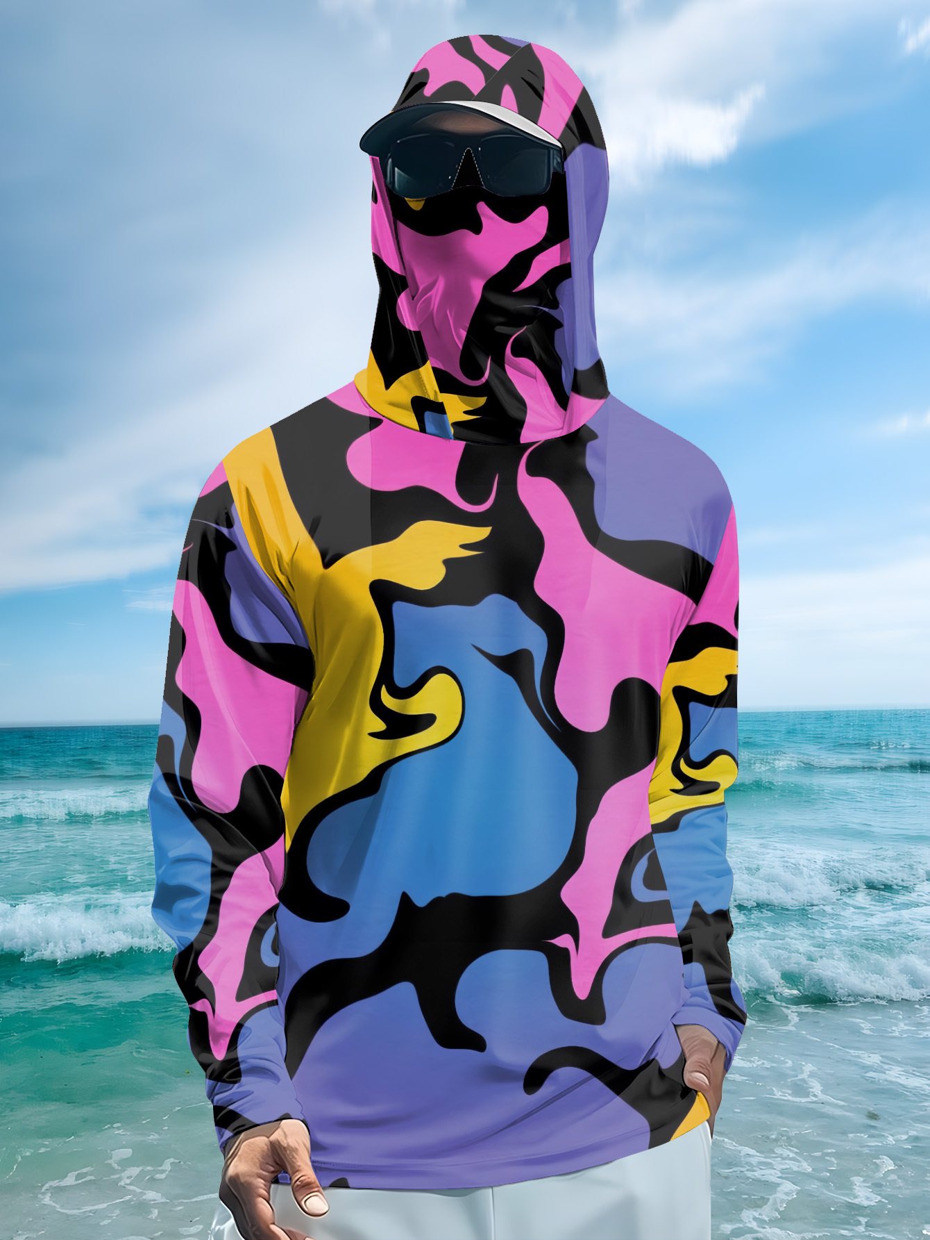 Fishing hooded sweatshirt men' – обзор и цена Hunting Fishing Outdoor