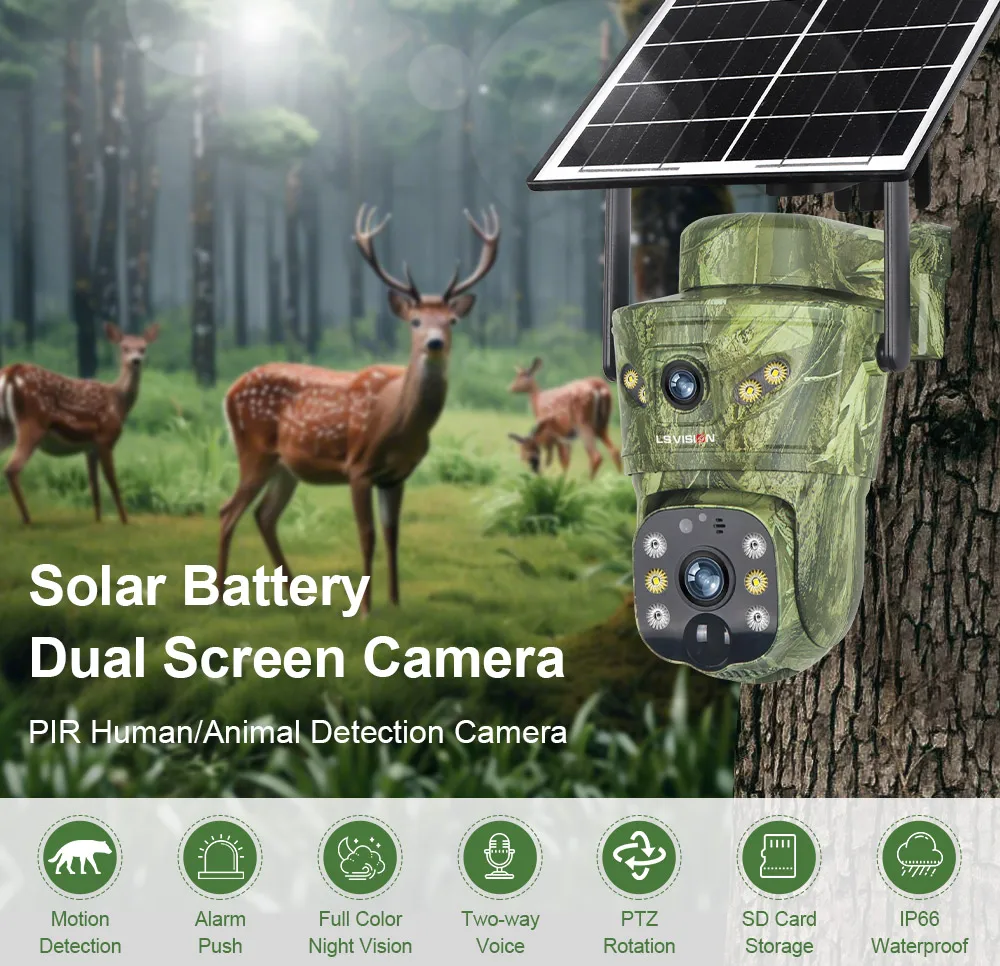 LS VISION 8MP 4G Solar Hunting – обзор и цена Trail Camera Infrared