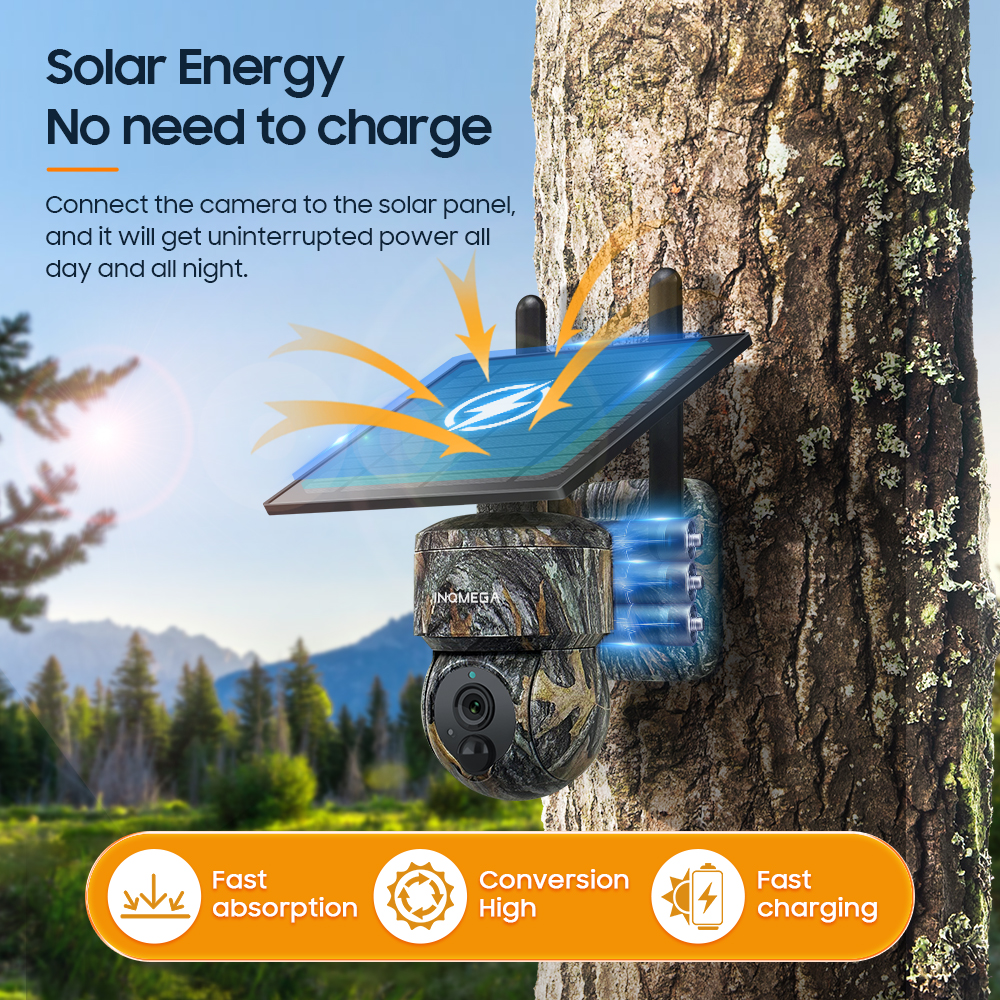 INQMEGA 5MP 4G / WIFI Solar Wi – обзор и цена Hunting Outdoor Camera