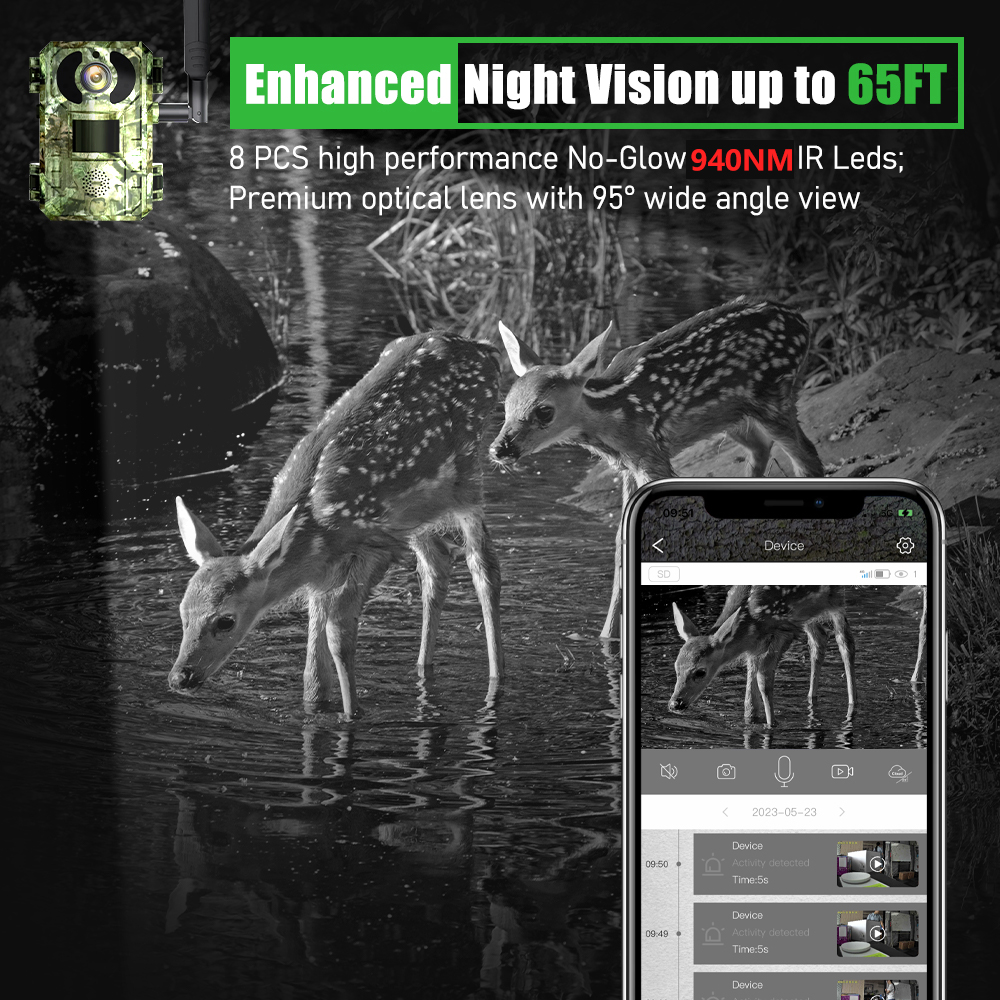 EU Band 4G Cellular LTE Live V – обзор и цена Trail Camera Infrared