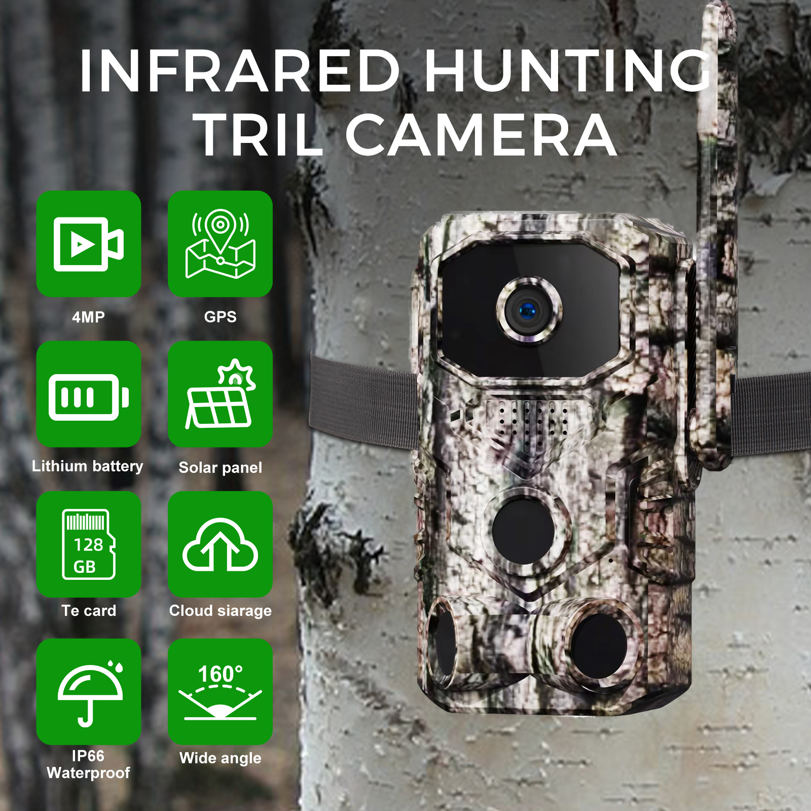 4G Outdoor 14MP 1080P Hunting  – обзор и цена Hunting Outdoor Camera