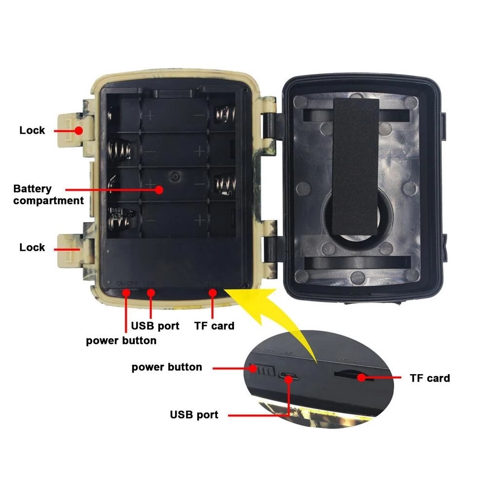 Mini Trail Hunting Camera PIR  – обзор и цена Trail Camera Infrared