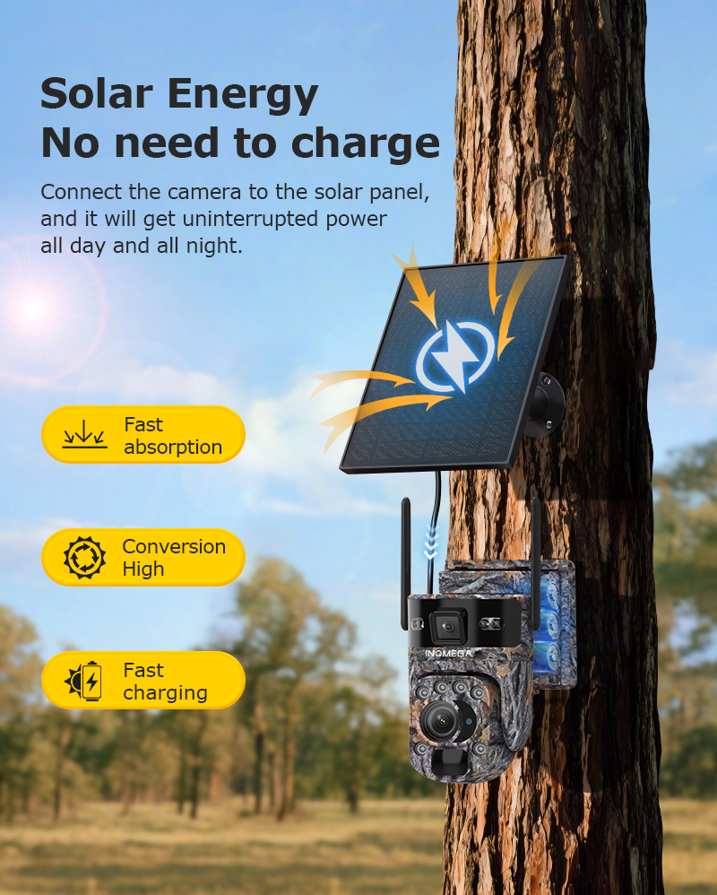 INQMEGA 4G Solar Trail Camera  – обзор и цена Trail Camera Infrared