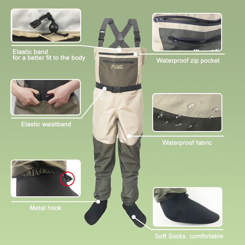 Fly Fishing Waders, Waterproof – обзор и цена Fishing Waders Breathable