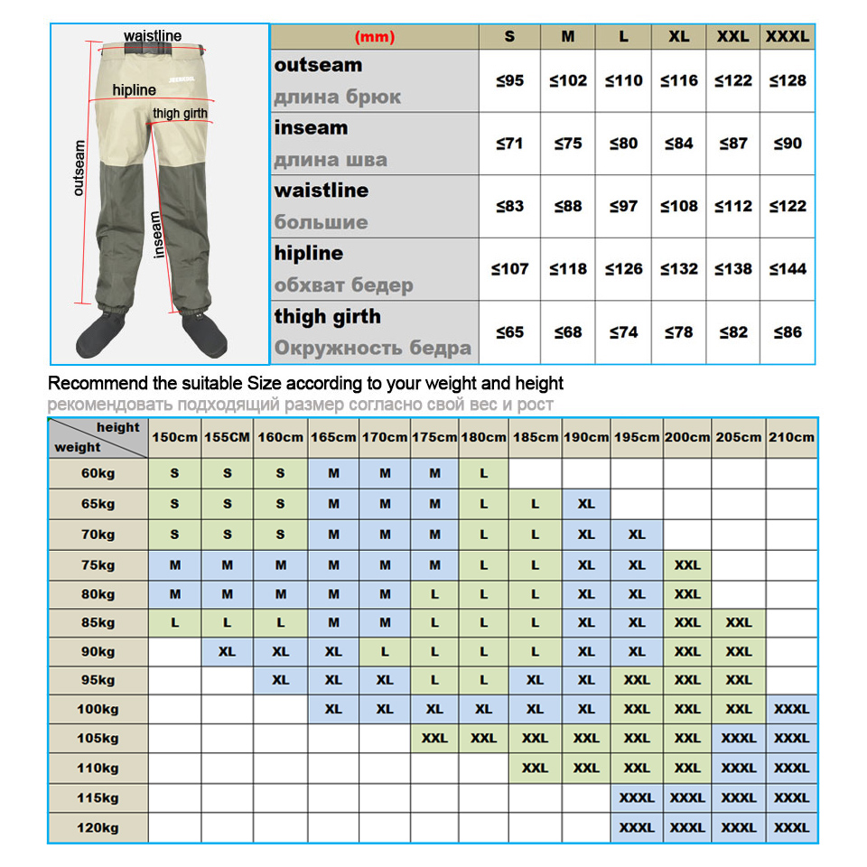 Fly Fishing Waders Fish Wading – обзор и цена Fishing Waders Breathable